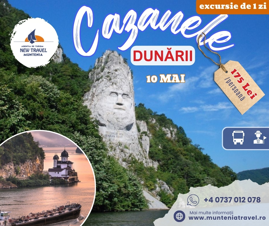 Excursie de o zi la Cazanele Dunării
